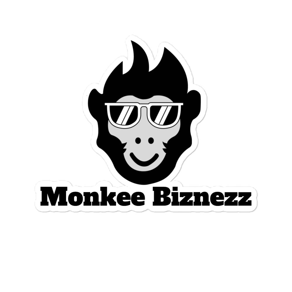 Monkee Biznezz Stickers